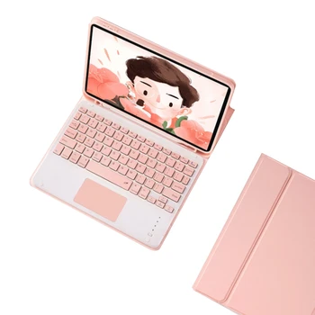 

For Pro11 2018 2020 Ultra Slim Smart Cover Bluetooth Touchpad Keyboard Case