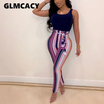 

Women Sleevless Sexy Slinky Jumpsuit Summer Vest Style One Piece Streetwear Bodycon Party Overalls