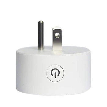 

Power Plug & Sockets, Nas-Wr06W Wifi Us Smart Power Plug,With Remote Control Appliance Power On/Off Via App & Timing Function (U