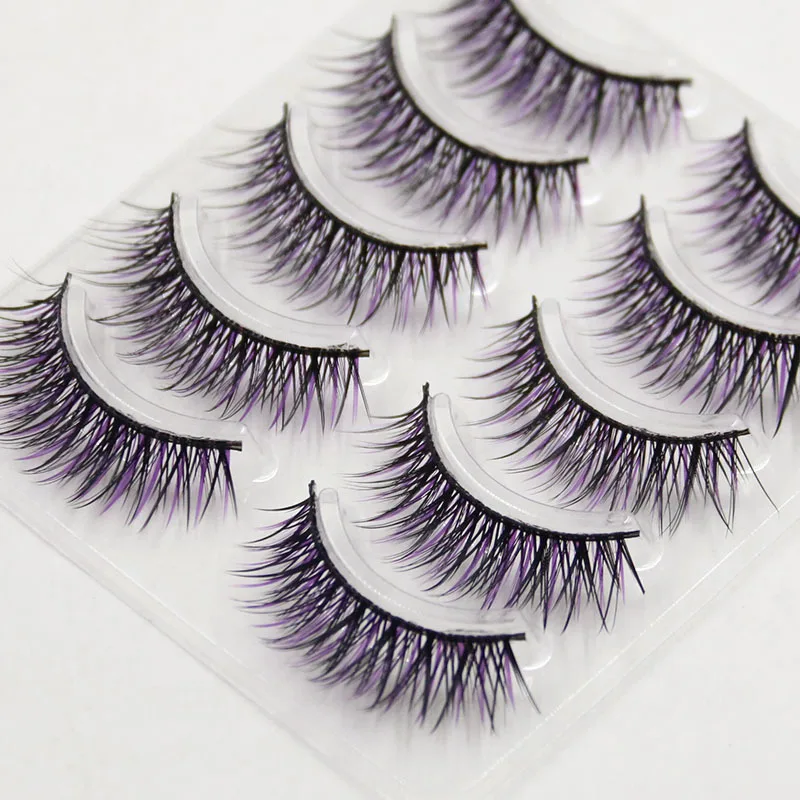 Pure handmade eye makeup false eyelashes High quality charming Eyelash bundle Eye patch Eyelash extension Kabuki show dedicated