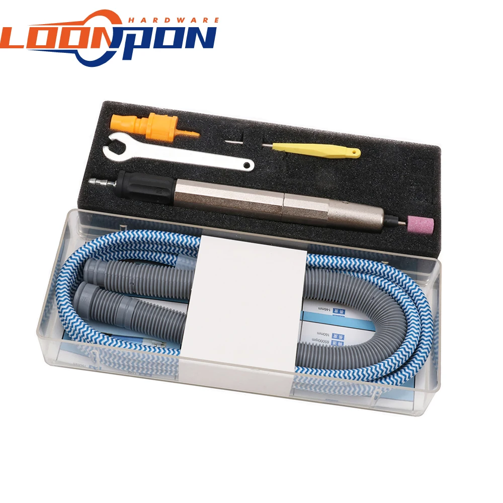 3BSN Micro Air Die Grinder Kit Grinding Pen High Precision Pneumatic Tools Set 65000 RPM 3mm Collet 1Pc