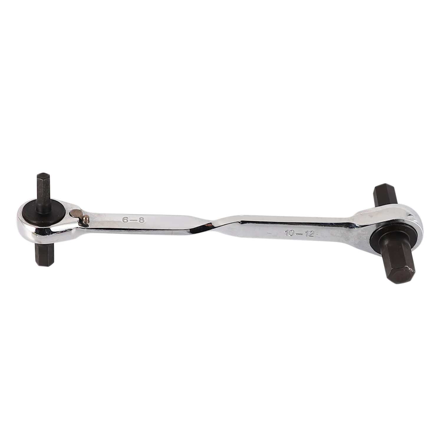 

4-In-1 Socket Drive Ratchet 2 Way Wrench Hand Tools Double Ended 6 8 10 12 mm Metric