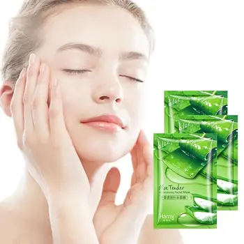 

Pure Plant Aloe Extract Face Mask Whitening Mask Lasting Hydrating Moisturizing Acne Treatment Sheet Mask Skin Care