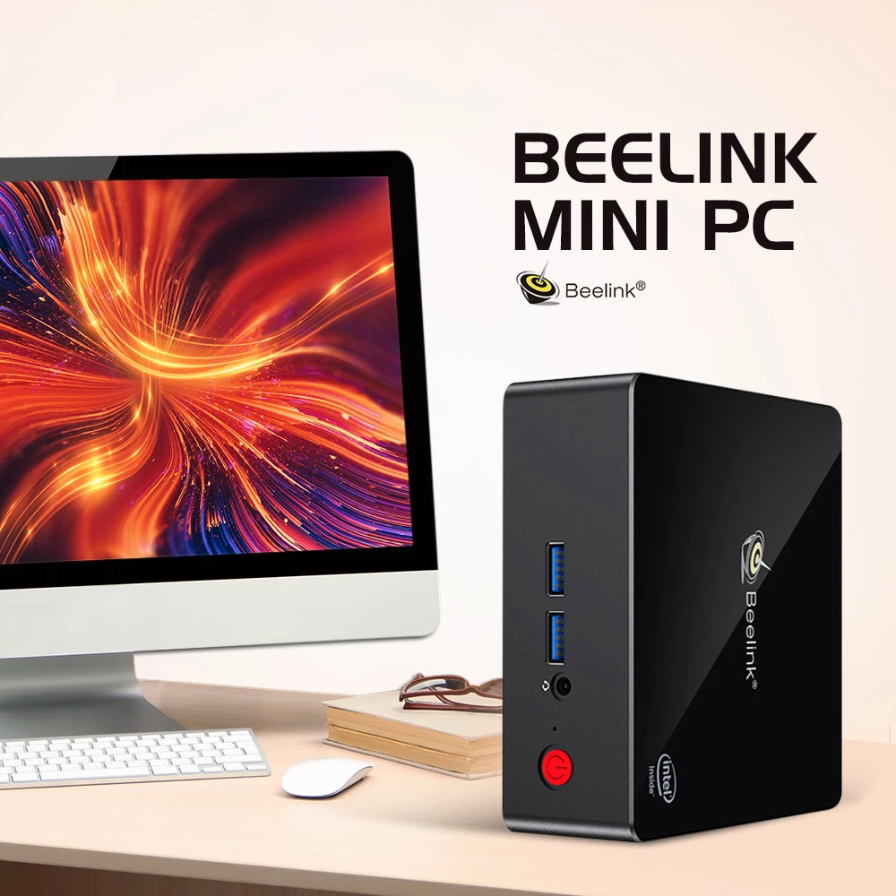 Beelink X55 мини-ПК 1000 Мбит/с 8 Гб LPDDR4 ram Intel Gemini Lake Pentium J5005 cpu 2,4 ГГц+ 5 ГГц WiFi