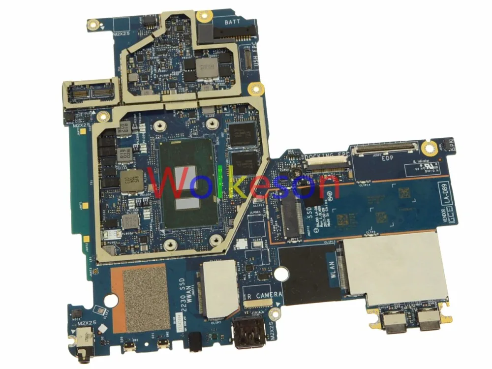 SHELI для DELL Latitude 5285 материнская плата для ноутбука с процессором I5-7200U 8 ГБ ОЗУ HPCDV 0HPCDV CN-0HPCDV тест ОК