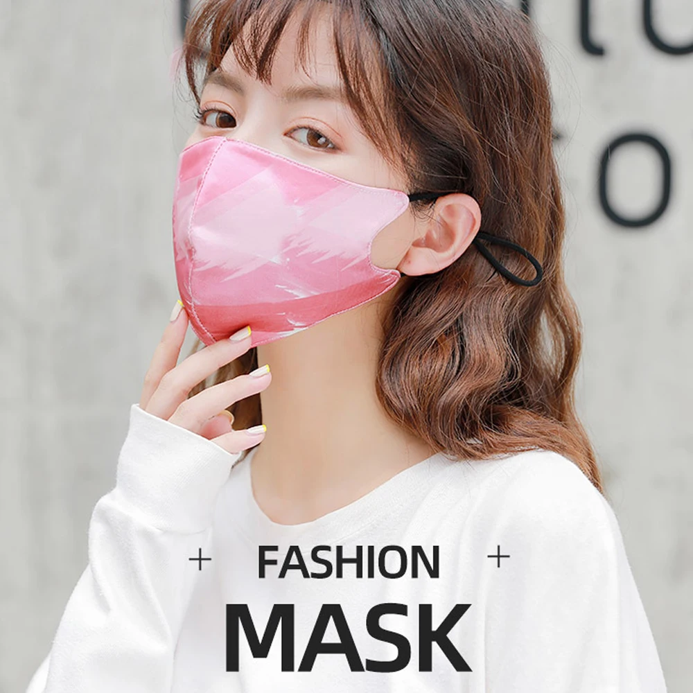 1 шт многоразовая Ветрозащитная маска для рта, хлопок, защита от пыли, защита носа, маска для лица и рта, модная маска против загрязнения воздуха