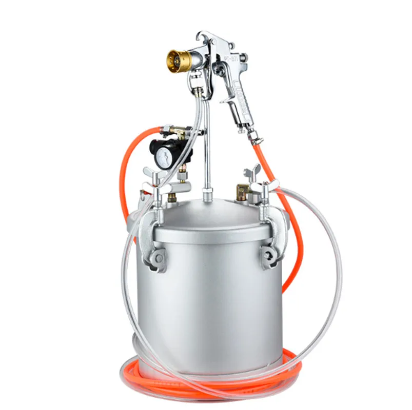 5l/10l Spray Gun Colorful Spray Gun Latex Paint Pressure Barrel Paint