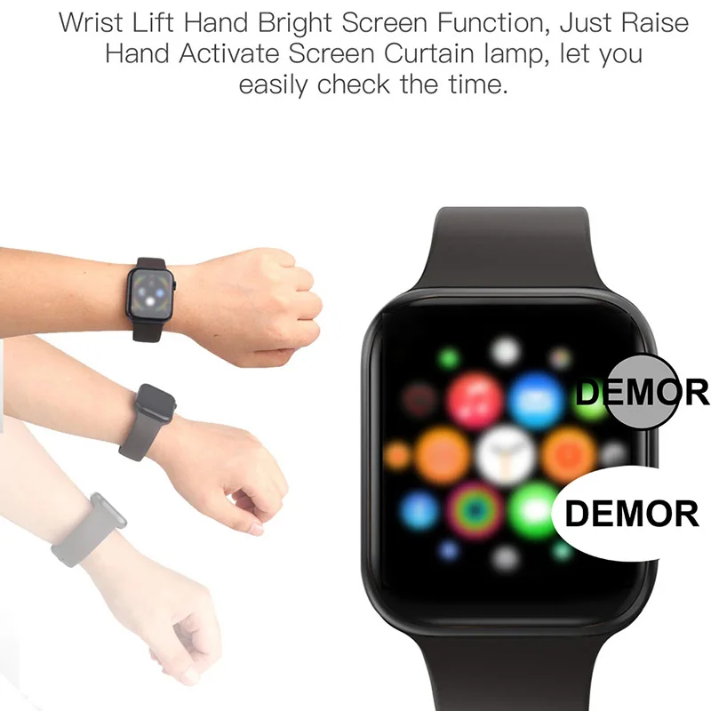 DEMOR IWO 11 gps умные часы серии 5 44 мм монитор сердечного ритма MTK2503 спортивные умные часы для Apple iOS 9 iPhone 10 X Android телефон