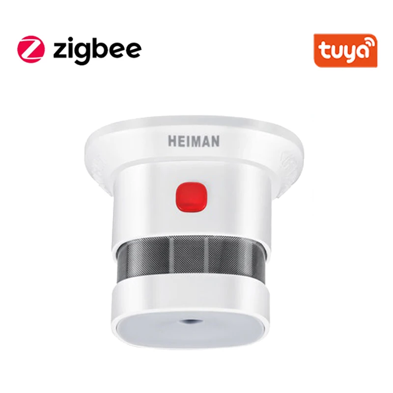 

HAOZEE ZigBee Smoke Detector Working with TuYa ZigBee Hub Smart Home system High sensitivity Safety Prevention Smoke Sensor