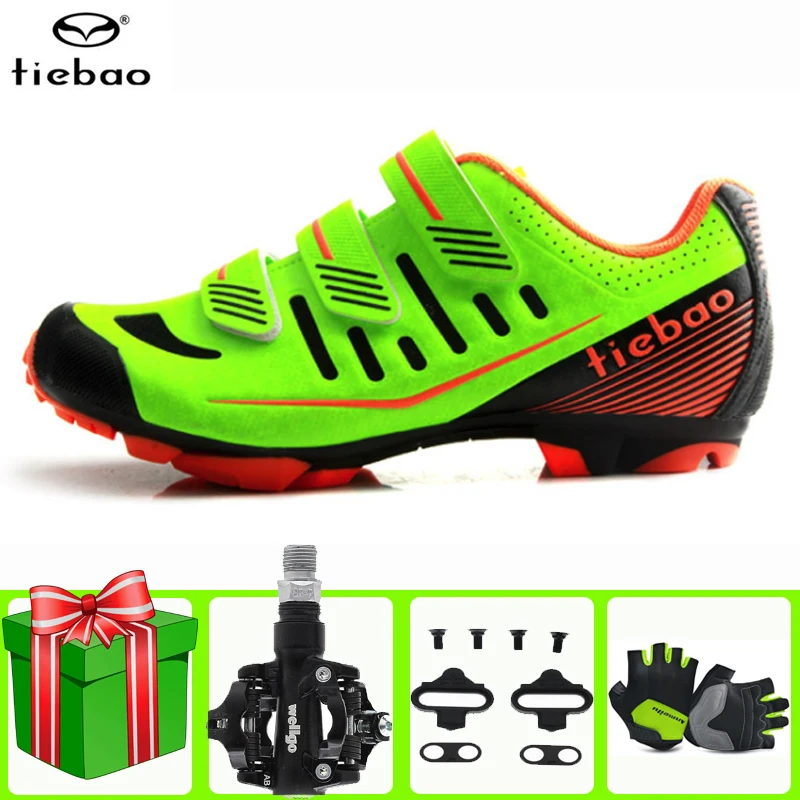 

Tiebao Men Cycling Shoes Sneakers sapatilha ciclismo MTB Breathable Self-Locking Mountain Bike Athletic Racing Bicycle Shoes
