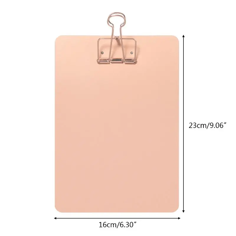 Nordic Style Metal Clipboard Writing Pad File Folders Document Holder School Office Supplies Stationery Gifts C26