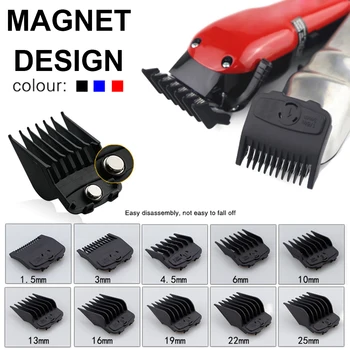 

10 PCS Universal Hair Clipper Limit Comb Salon Tool Multi-size Replacement Professional Hair Clipper Trimmer Barber Attachable #