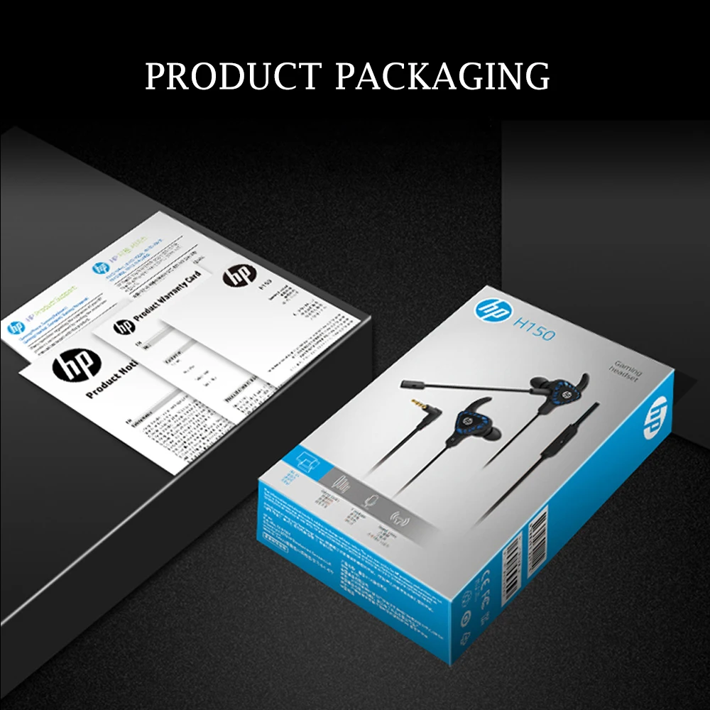 HP In Ear Gaming Earphone with Dual Mic 