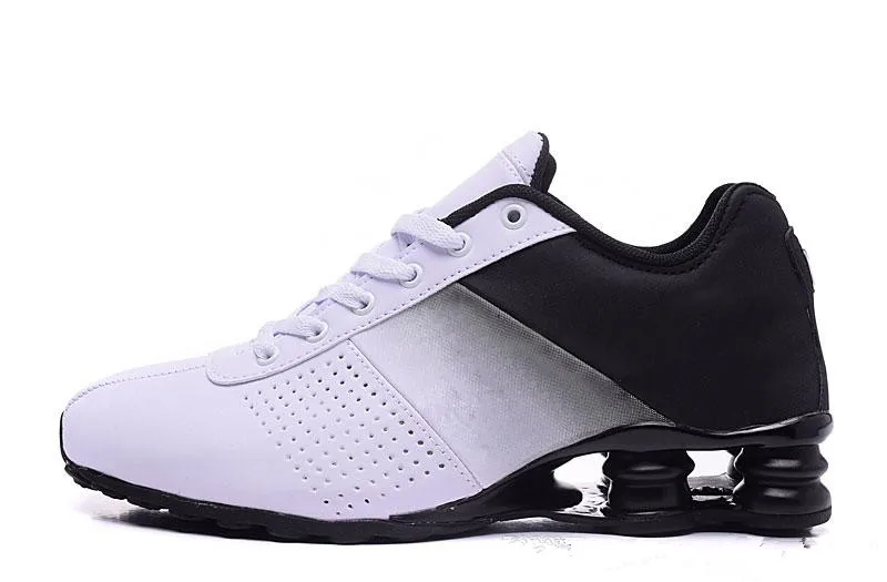 Высокое качество, новинка, Shox, 809, мужские кроссовки для бега, дешевые, известные, унций, NZ, мужские кроссовки, черные, белые, синие, увеличивающие воздух - Цвет: 12