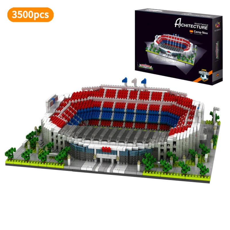 Building Toys Barcelona Football Club Camp Nou Stadium Diamond Mini