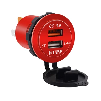 TOTU PD QC3.0 クイックデュアル USB 車の充電器携帯電話のアダプター急速充電車の Usb 電話充電器 Iphone サムスン Xiaomi