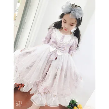 

Baby Girls Princess Dress Large Bow Lace Summer 2020