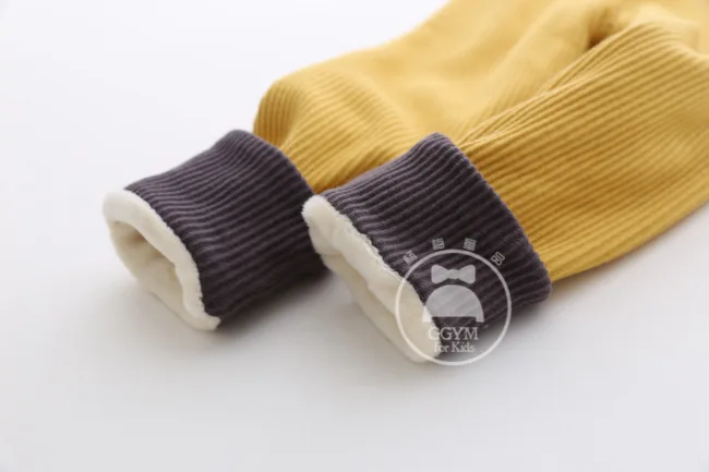 Новое поступление, осенне-зимние теплые флисовые леггинсы для мальчиков и девочек Теплые Штаны для маленьких детей теплые зимние штаны