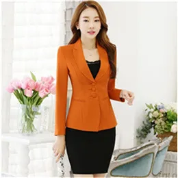 Женский блейзер модный однотонный весенний и осенний приталенный Повседневный блейзер с длинными рукавами размера плюс