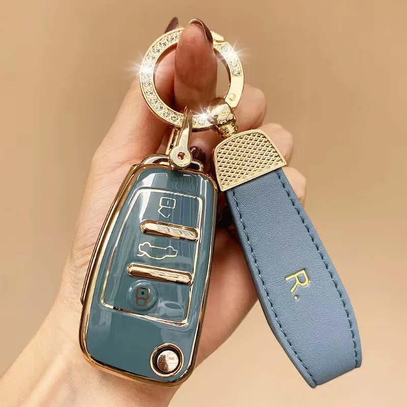 Cover Chiave/telecomando per auto Audi applicare a A3 A4 A5 A6L A7 Q3 Q7 Q5L TT R8 - H0bdcc18edf5440f193dd72c64e10cdd1J