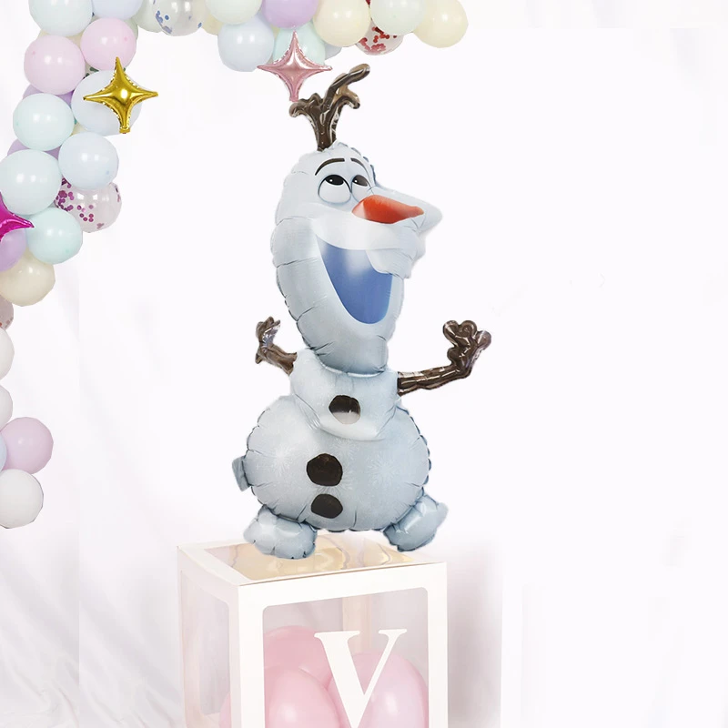 1pc Disney Olaf Cartoon Elsa Anna Snow Queen Princess Foil Balloons Air Inflatable Globo Baby Shower Birthday Party Decorations Ballons Accessories Aliexpress
