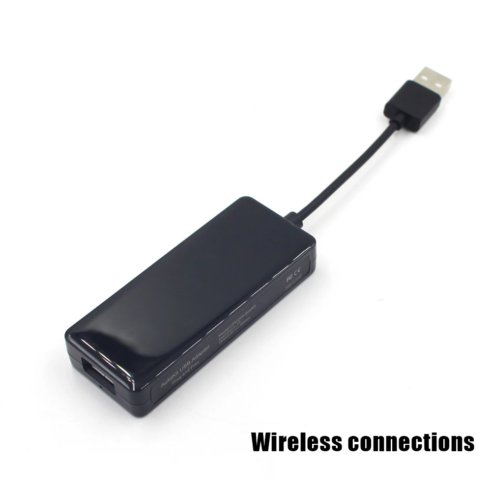 black Wireless USB ключ автомобильный навигатор MP5 головное устройство портативный мини для iOS Android мобильный телефон V6 - Цвет: black Wireless