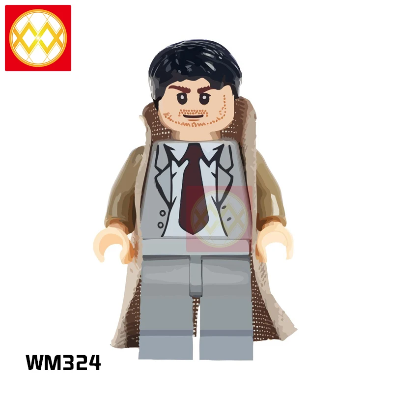 WM324 20 шт. строительные блоки Джон Вик дом бумаги странные вещи Доктор Кто деньги Heist фильм Бог-отец ребенок игрушки WM830 - Цвет: WM324