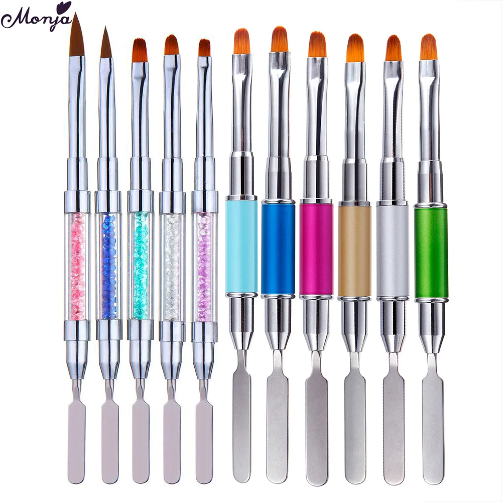 Monja Dual Head Nail Art акриловый УФ гель для наращивания моделирующая ручка рисования