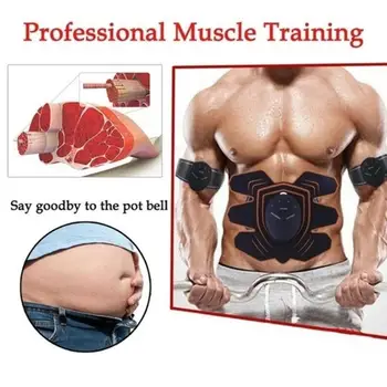 Fitness Abdominal Muscle Trainer Sport Press Stimulator Gym Equipment training apparatus Home Electric Belly exercises Machine 6
