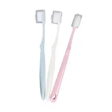3 шт./компл. Уход за полостью рта домашняя зубная щетка Ultra Soft ручной компактный Щетинная кисть Ванная комната, что обеспечивает глубокое очищение кожи! антибактериальные сексуальные женские здоровые Нескользящие