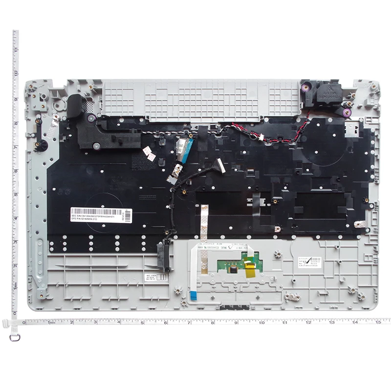 teclado prateado para computador laptop novo teclado para samsung uso nos eua