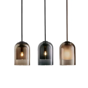 

Bedside Hanging Lamps Simple Glass Lighting Living Room Nordic Led Hanglamp Loft Industrial Hanging Lamp Decor Luminaire