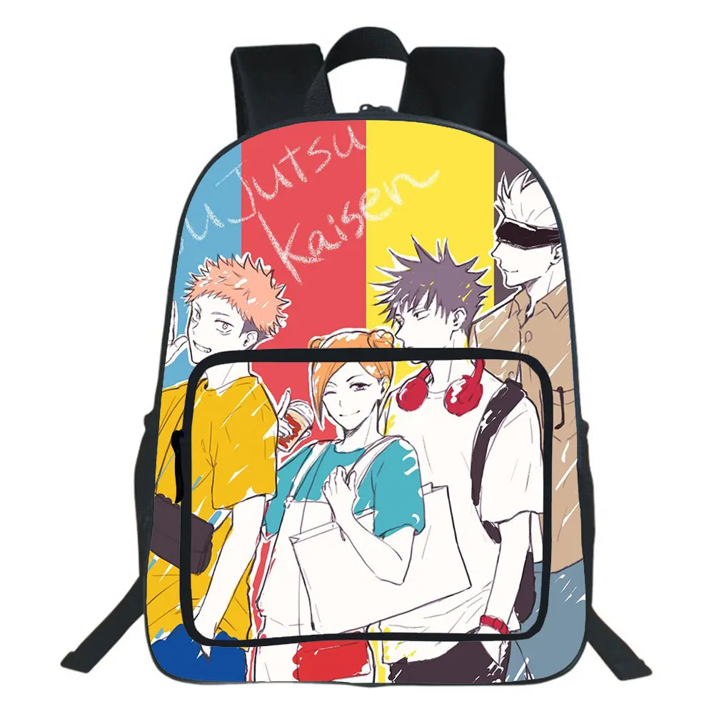 

Anime Jujutsu Kaisen Backpack Men Large-capacity Double-layer Rucksack School Student Schoolbag Women Cartoons Bookbag Mochila