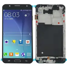

NEW ERQI 2022 Oled For Samsung Galaxy J7 J700M LCD Display Touch Digitizer Screen Glass Frame New Mobile Phone LCD Screens For