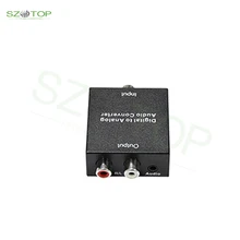 

Analog to Digital Audio converter L/R audio to Coaxial or Toslink digital audio Support 3.5mm audio RCA audio input