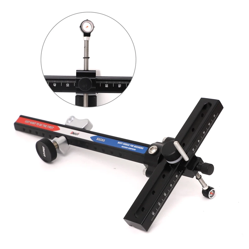 Plaque De Montage De Viseur D'arc Universelle En Alliage De Zinc - Pour Arc à Poulies Et Recurve, Couleur Argent