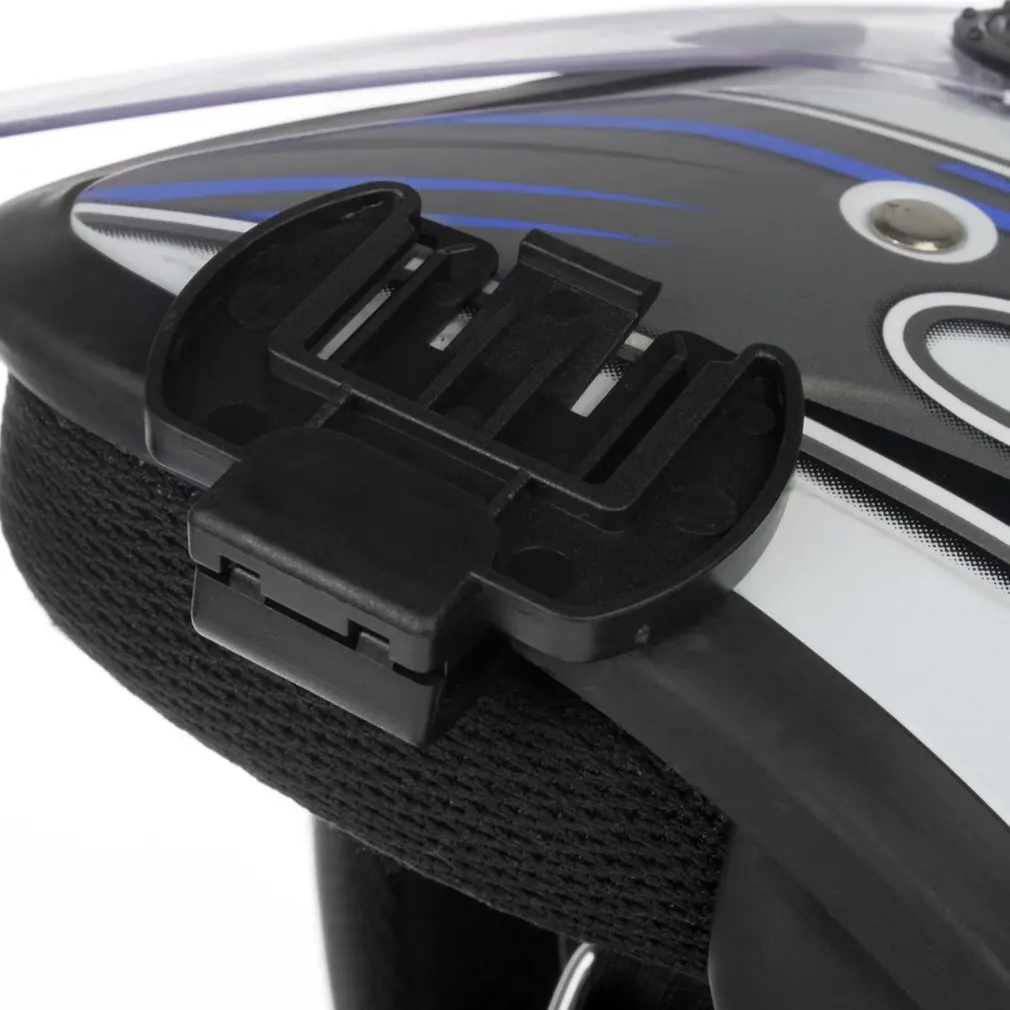 V6 V4 шлем домофон клип Монтажный кронштейн аксессуар для V6 V4 полный дуплексный мотоцикл Bluetooth гарнитура BT домофон