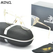 Очки «кошачий глаз» оправа женские очки из сплава мужские винтажные оптические очки прозрачная UV400 брендовая дизайнерская FML