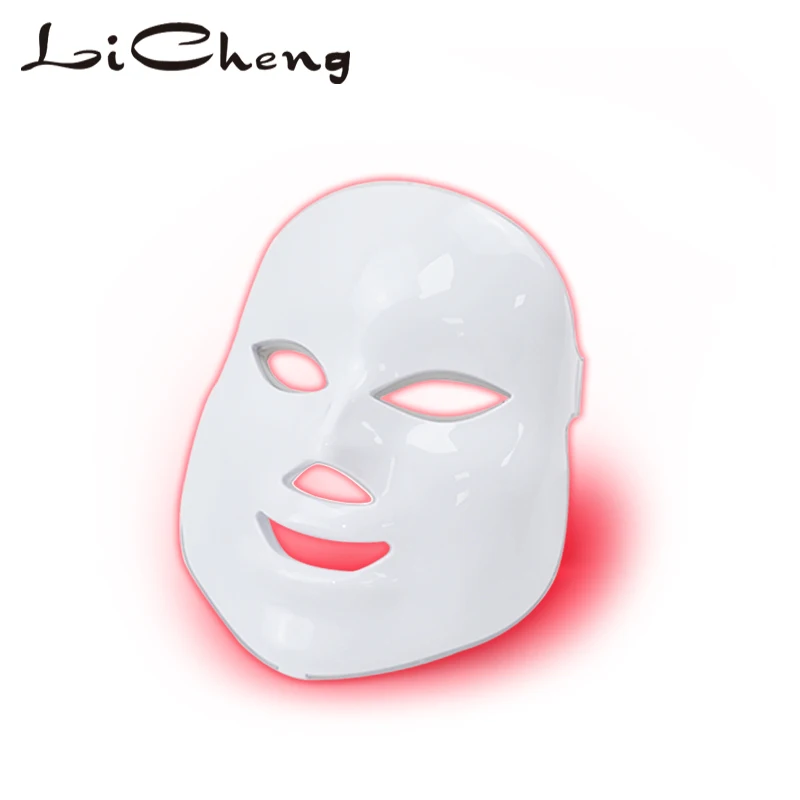 

LiCheng Korean Brand 7 Colors Light LED Facial Beauty Mask Face Skin Care Tools With Whitening For gifts