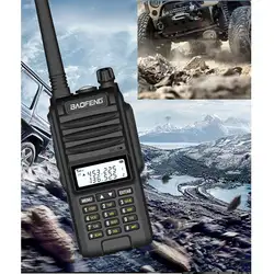 BAOFENG UVF10 8000 мАч большая мощность IP67 водонепроницаемый ручной Радио Walkie Talkie 400-520MHz 128 каналов для отеля