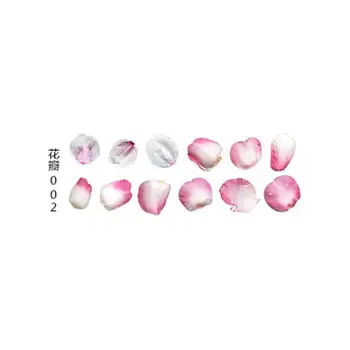 

10 Sheets 3D Creative Petal Sticker DIY Scrapbook Decor Sticker Notes Stationery