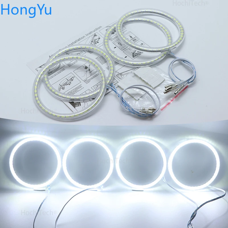 Для Honda ELYSION PRESTIGE 2004-2013 супер яркий белый цвет 3528 SMD комплект светодиодов «глаза ангела» дневной ходовой светильник DRL