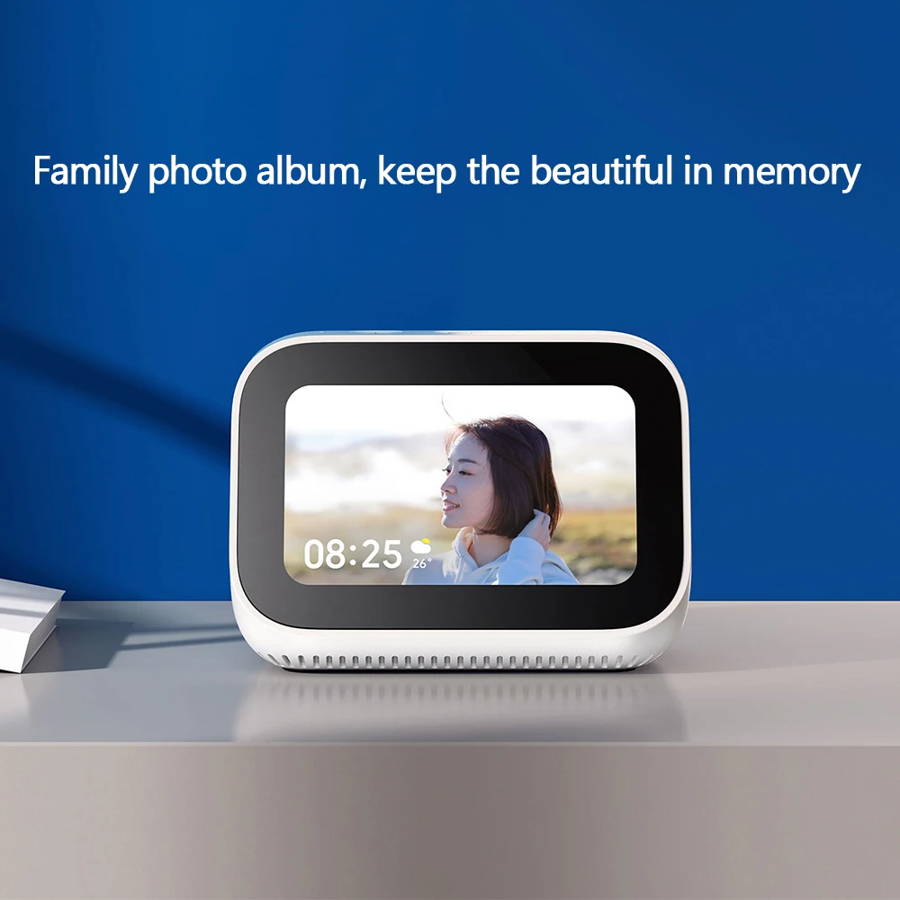 Original Xiaomi AI Touch Screen Bluetooth 5.0 Speaker Digital Display Alarm Clock WiFi Smart Connec