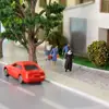 30pcs/60pcs HO Scale Seated Standing People 1:87 Figures Passenger Model Building Kit P8721 5