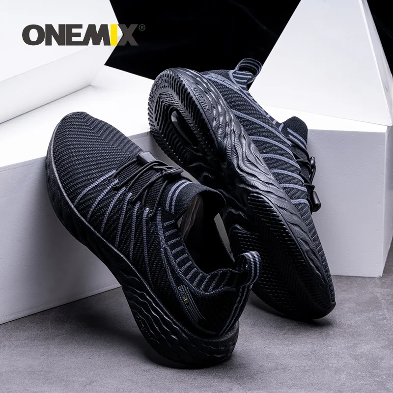 ONEMIX 2021 Sneakers for Men Waterproof Breathable Wading Training Male Outdoor Anti-Slip Trekking Sports Shoes zapatillas trail 4