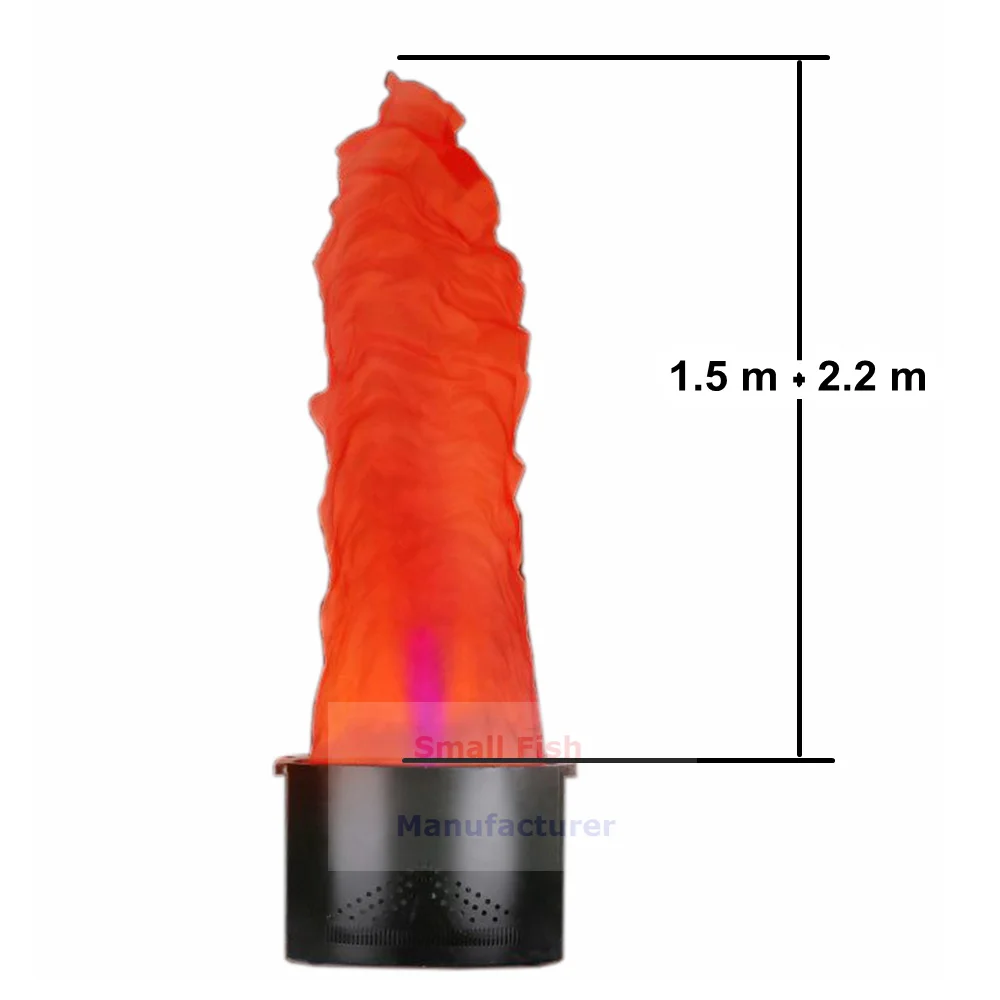 1.5-2.2 Meter Red And Blue Fake Simulated Fire Flame Lighting Stage Special Effect LED Lamp Silk Artificial Big Flame Machine 1.5-2.2 Meter Red And Blue Fake Simulated Fire Flame Lighting Stage Special Effect LED Lamp Silk Artificial Big Flame Machine