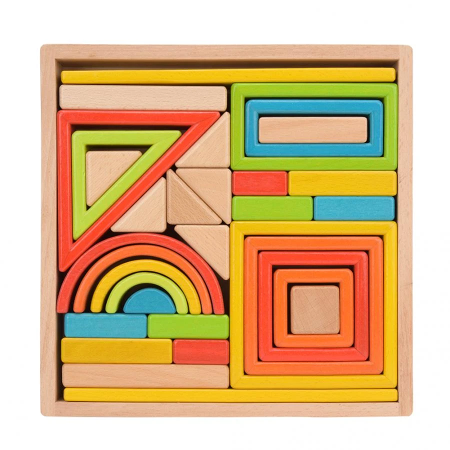 rainbow nesting blocks