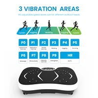 JUFIT Vibration Plate Machine Exercises Fitness Lose Weight for Whole Body Slim Vibrator With Bluetooth Speaker for Home Gym