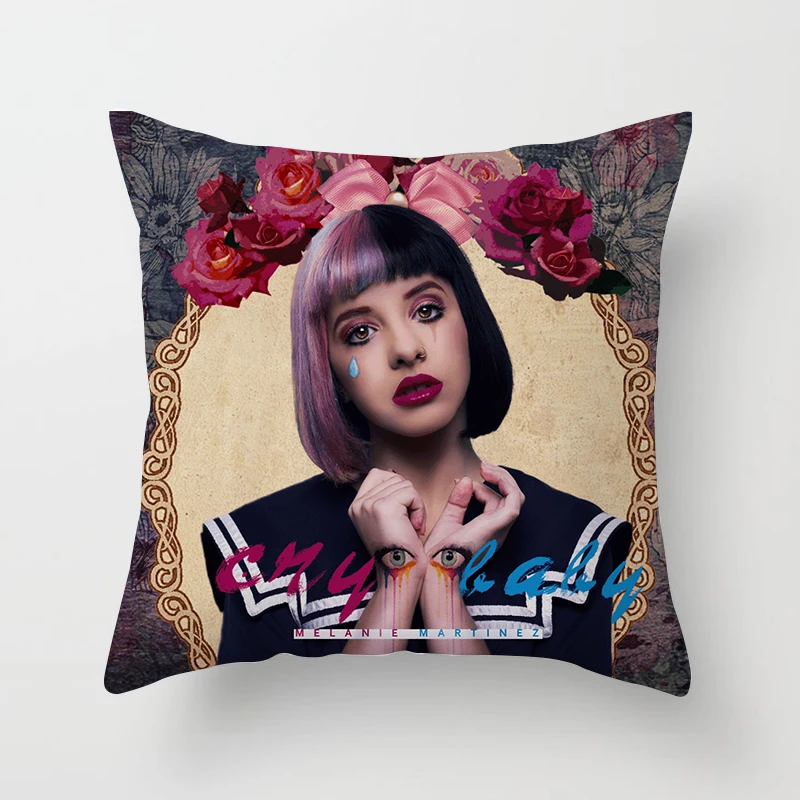 20 Наволочки для подушек ZENGIA Melanie Martinez 45*45 см для девочек с рисунком облака, дождя, сосок, плача, Детская наволочка, декоративная наволочка для подушки - Цвет: 20