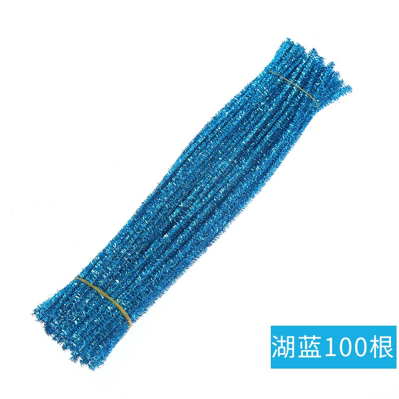 Hulan (100 shallots) 100 шт. искусство CraftsToys для детей материалы montessori синель Обучающие игрушки-пазлы-прикладное искусство для детей для чистки труб игрушка «сделай сам» - Цвет: Hulan (100 shallots)